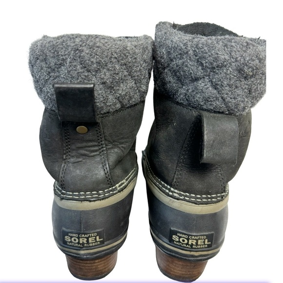 Sorel Slimpack II Lace up Snow-boots Black Size 8.5 - Picture 5 of 15